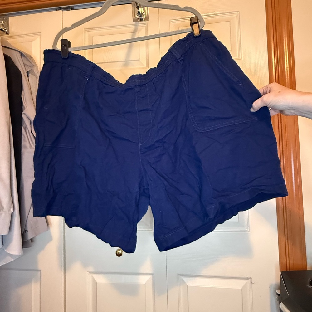 *Women's Blue Shorts 3X - Washed, Never Worn